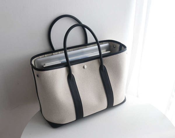 garden party bags designer tote color contrast shopping bag garden 30cm large capacity light canvas with cowhide for women 141g1
garden party bags designer tote color contrast shopping bag garden 30cm large capacity light canvas with cowhide for women 141g1