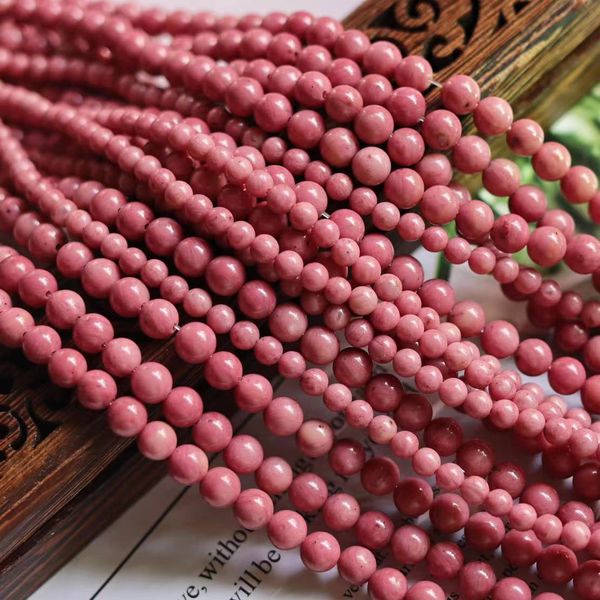 natural rhodoli loose beads rose stone round beads beaded bracelet necklace semi-finished diy jewelry accessories
natural rhodoli loose beads rose stone round beads beaded bracelet necklace semi-finished diy jewelry accessories
