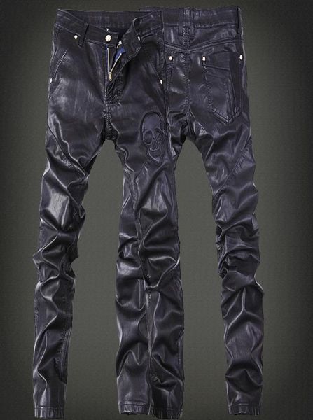 autumn and winter black leather pants show men039s fashion locomotive jeans5068934, Blue
autumn and winter black leather pants show men039s fashion locomotive jeans5068934, Blue
