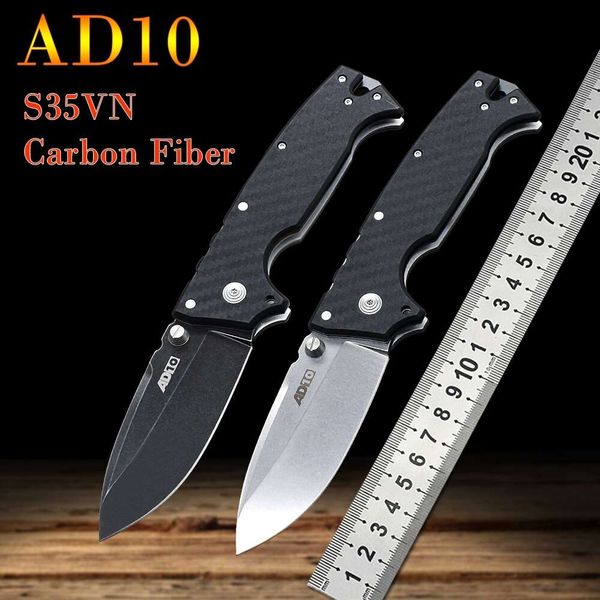 new tactical s35vn steel ad10 carbon fiber handle outdoor sharp folding knife jungle rescue camping hunting combat knife fruit knife edc too
new tactical s35vn steel ad10 carbon fiber handle outdoor sharp folding knife jungle rescue camping hunting combat knife fruit knife edc too