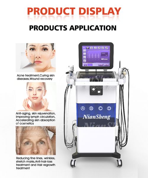 niansheng 11 in 1 vertical hydra water facial dermabrasion skin care machine, Black;white
niansheng 11 in 1 vertical hydra water facial dermabrasion skin care machine, Black;white
