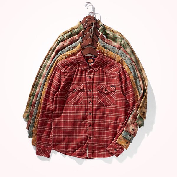 men's casual shirts autumn korean simple youth longsleeve flannel plaid tooling blouses pure cotton washed old fashion multipocket shir, White;black
men's casual shirts autumn korean simple youth longsleeve flannel plaid tooling blouses pure cotton washed old fashion multipocket shir, White;black