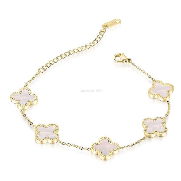 charm bracelets four leaf clover bracelet for women 18k gold plated stainless steel lucky 4 link wrist dangle jewelry mother and dau am2tz, Golden;silver
charm bracelets four leaf clover bracelet for women 18k gold plated stainless steel lucky 4 link wrist dangle jewelry mother and dau am2tz, Golden;silver