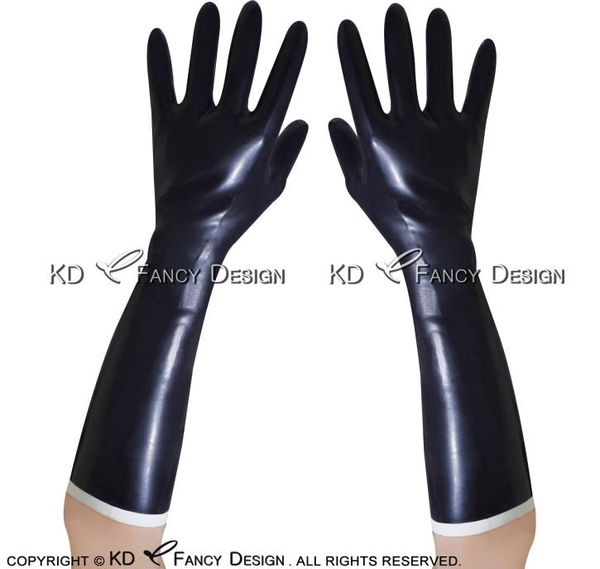 black with white trims at the bottoms latex gloves costume accessories rubber mittens plus size xl 00339396314, Silver
black with white trims at the bottoms latex gloves costume accessories rubber mittens plus size xl 00339396314, Silver