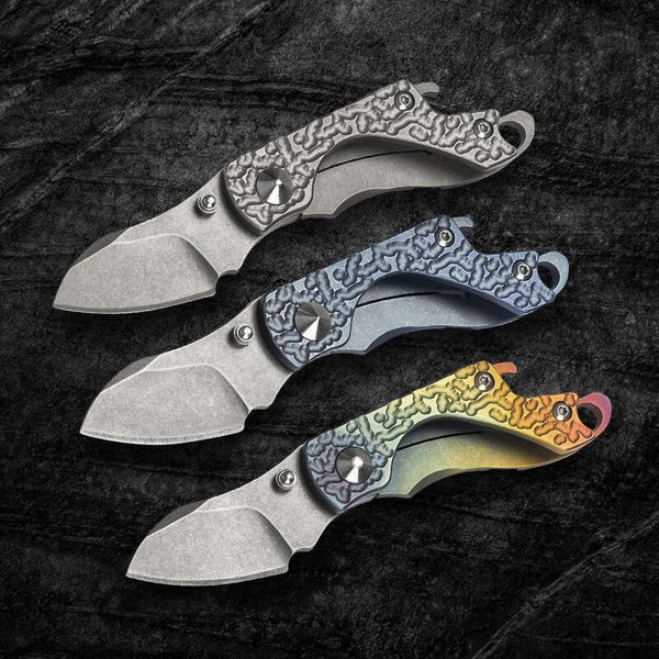 cnc titanium alloy folding knife s35vn steel blade pendant pocket paring knife outdoor edc self-defense tool express box knife, Silver
cnc titanium alloy folding knife s35vn steel blade pendant pocket paring knife outdoor edc self-defense tool express box knife, Silver