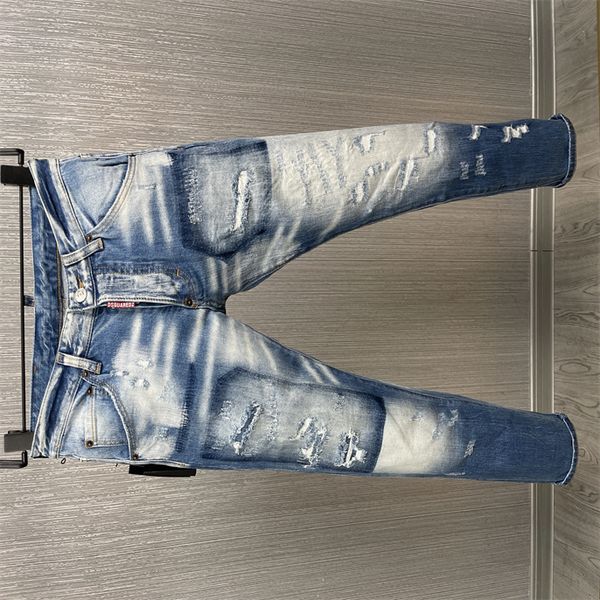 #1 luxurys designers jeans distressed france fashion pierre straight men's biker hole stretch denim casual jean men skinny pants elasti, Blue
#1 luxurys designers jeans distressed france fashion pierre straight men's biker hole stretch denim casual jean men skinny pants elasti, Blue