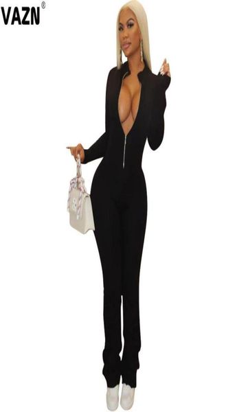 vazn new 2020 autumn solid vneck office lady full sleeve beach style jumpsuit holiday shinny bandage jumpsuits6883277, Black;white
vazn new 2020 autumn solid vneck office lady full sleeve beach style jumpsuit holiday shinny bandage jumpsuits6883277, Black;white