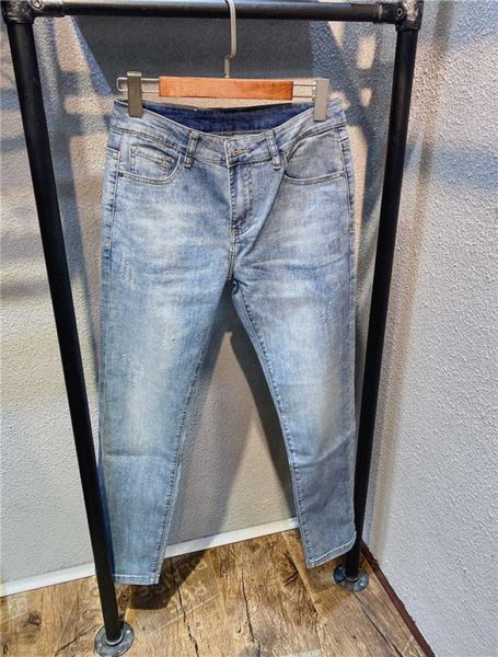 21ss fashion cotton designer mens jeans trousers increase waist perfect fit button replace metal silica gel materia convenient sew8952741, Blue
21ss fashion cotton designer mens jeans trousers increase waist perfect fit button replace metal silica gel materia convenient sew8952741, Blue