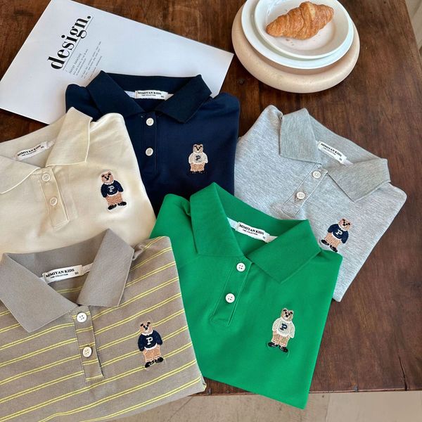 t shirts 2023 summer boys cute cartoon bear embroidery short sleeve 230711, Blue
t shirts 2023 summer boys cute cartoon bear embroidery short sleeve 230711, Blue