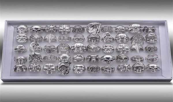 20pcs skull ring punk vintage skeleton rings goldblack mens mixed rings jewelry whole lots party gift 2110124437741, Silver
20pcs skull ring punk vintage skeleton rings goldblack mens mixed rings jewelry whole lots party gift 2110124437741, Silver