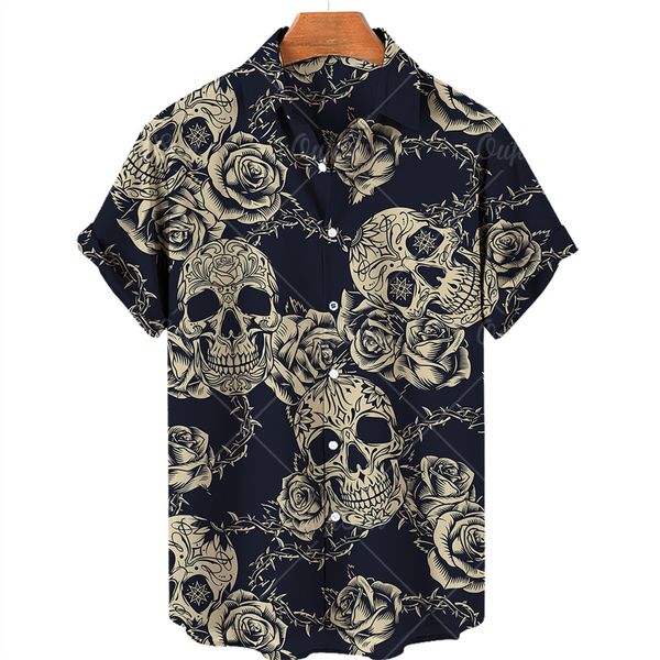 men's dress shirts skull short sleeve collar fashion streetwear 3d printed xs5xl hiphop casual vintage importedclothing clothing 230710, White;black
men's dress shirts skull short sleeve collar fashion streetwear 3d printed xs5xl hiphop casual vintage importedclothing clothing 230710, White;black