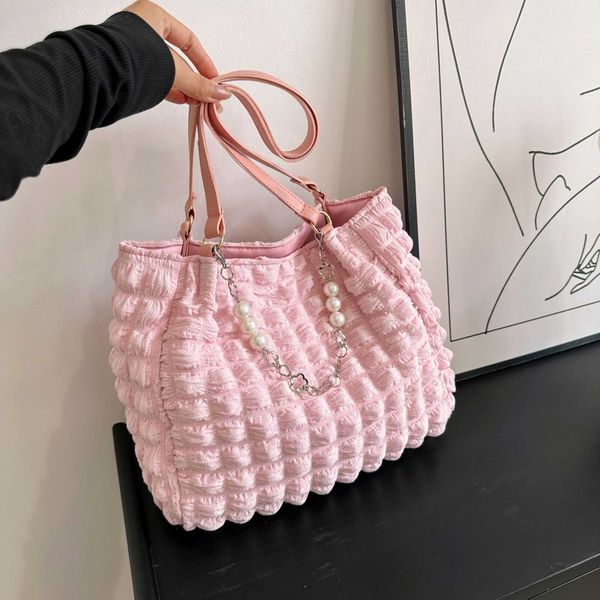 large capacity bag for women new commuter bubble shoulder bag popular small fold cloud tote bag
large capacity bag for women new commuter bubble shoulder bag popular small fold cloud tote bag