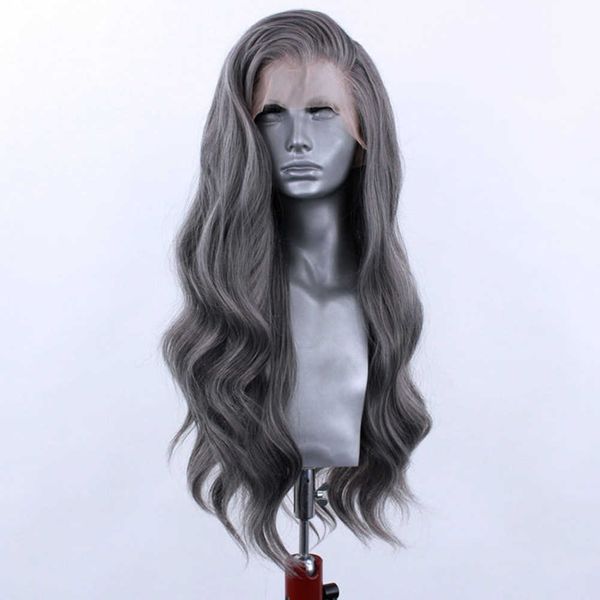 nxy dark grey synthetic lace wigs for black women natural wave synthetic wig lace front wig high temperature cosplay wigs 230524, Black;brown
nxy dark grey synthetic lace wigs for black women natural wave synthetic wig lace front wig high temperature cosplay wigs 230524, Black;brown