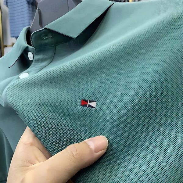 men's polos 2023 summer men polo shirts short sleeve turndown collar tshirts embroidered solid color 230710, White;black
men's polos 2023 summer men polo shirts short sleeve turndown collar tshirts embroidered solid color 230710, White;black