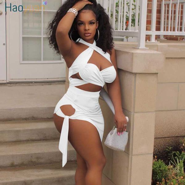 urban dresses haoyuan two piece set vacation outfits for women rave summer clothes halter crop mini skirt matching club dress sets l230711, White;black
urban dresses haoyuan two piece set vacation outfits for women rave summer clothes halter crop mini skirt matching club dress sets l230711, White;black