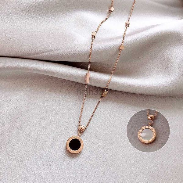 sided titanium double steel necklace for women's new popular light luxury and niche design, high-end collarbone chain and neck chain de, Silver
sided titanium double steel necklace for women's new popular light luxury and niche design, high-end collarbone chain and neck chain de, Silver