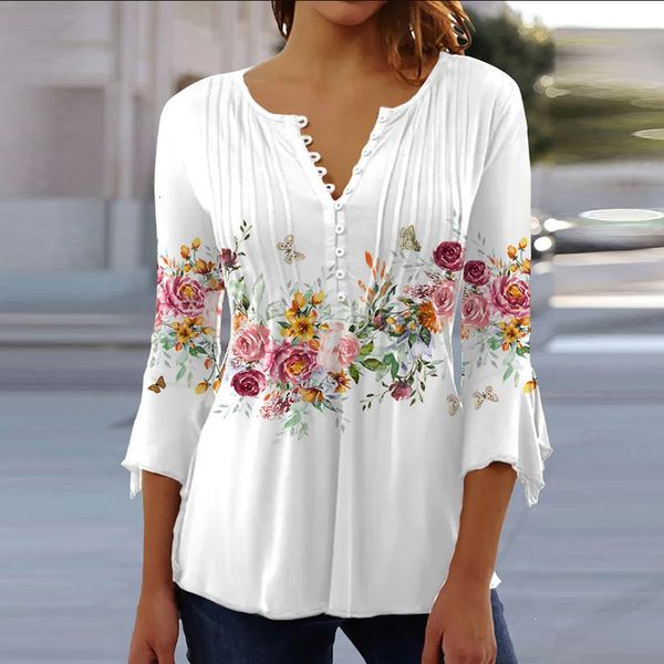 women's blouses shirts graphical print shirts for women spring summer 34 sleeve v neck buttons blouse shirt ladies long sleeve 230710, White
women's blouses shirts graphical print shirts for women spring summer 34 sleeve v neck buttons blouse shirt ladies long sleeve 230710, White