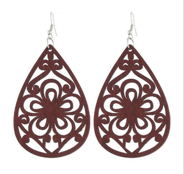 flower pattern wooden earrings engraved design light weight long drop organic wood dangle earrings for womens5111102, Silver
flower pattern wooden earrings engraved design light weight long drop organic wood dangle earrings for womens5111102, Silver