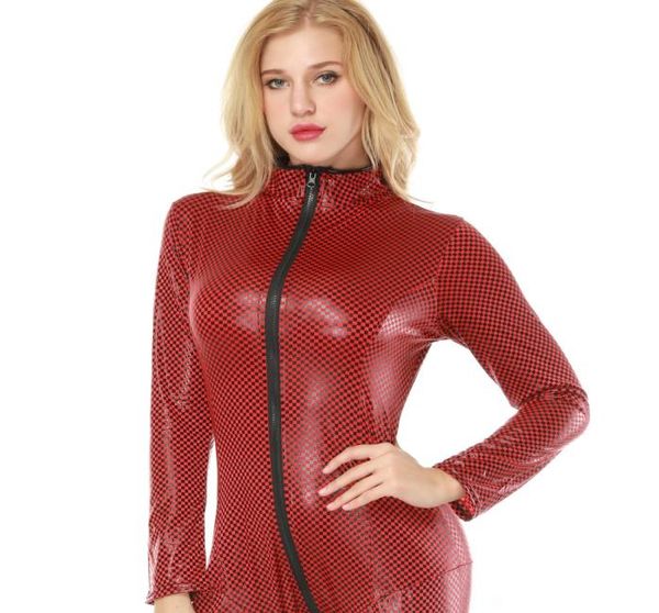 promotion women faux leather bodysuit new fashion open crotch catsuit erotic slim pvc nightclub party dance clothes 1078 plus3813118, Black;white
promotion women faux leather bodysuit new fashion open crotch catsuit erotic slim pvc nightclub party dance clothes 1078 plus3813118, Black;white