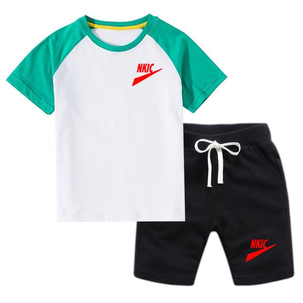 summer boy's clothing sets baby boys clothes set sports children suit splice cotton green t shirt shorts 2pcs infant kids toddler brand, White
summer boy's clothing sets baby boys clothes set sports children suit splice cotton green t shirt shorts 2pcs infant kids toddler brand, White