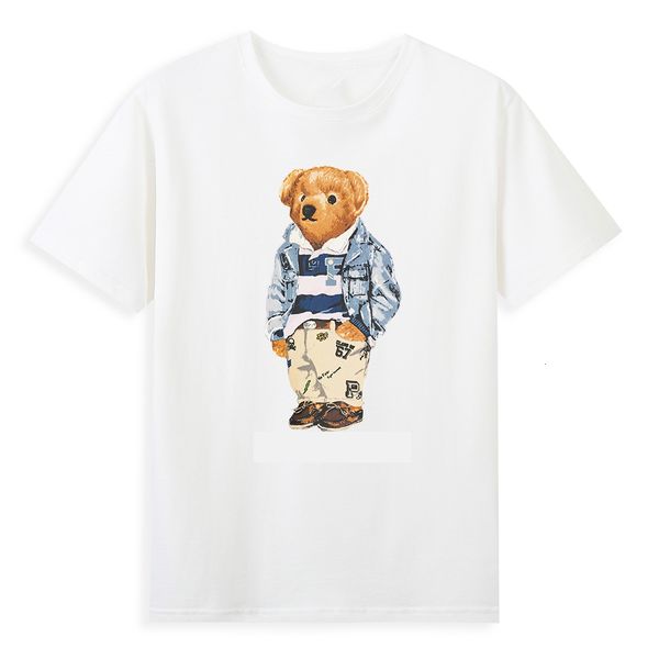 men's tshirts 100 cotton tshirt letter bear print luxury cute animal pattern tee shirt 2023 fashion shirts basic 230710, White;black
men's tshirts 100 cotton tshirt letter bear print luxury cute animal pattern tee shirt 2023 fashion shirts basic 230710, White;black