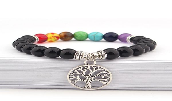 8mm natural stone bracelet 7 chakra tree of life charm bracelets multicolor beads stones bracelet women men yoga bracelets4543671, Golden;silver
8mm natural stone bracelet 7 chakra tree of life charm bracelets multicolor beads stones bracelet women men yoga bracelets4543671, Golden;silver