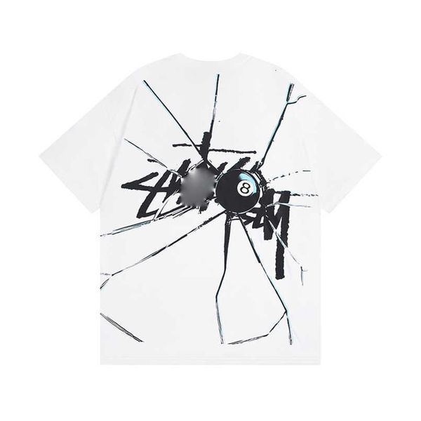 2023 mens t-shirts stussys shirt classic letter printed short sleeve no.8 bowling pattern t-shirt womens summer european american fashion sp, White;black
2023 mens t-shirts stussys shirt classic letter printed short sleeve no.8 bowling pattern t-shirt womens summer european american fashion sp, White;black