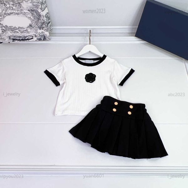 kids tracksuits child sets baby suits 2pcs chest floral embellishment t-shirt and pleated skirt luxurious multiple product, White
kids tracksuits child sets baby suits 2pcs chest floral embellishment t-shirt and pleated skirt luxurious multiple product, White