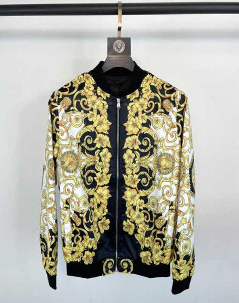 men's jackets designer autumn new fashion trend digital printing long sleeve zipper thin jacket coat ttko, Black;brown
men's jackets designer autumn new fashion trend digital printing long sleeve zipper thin jacket coat ttko, Black;brown