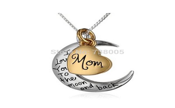 2015 fashion i love you to the moon and back necklacetwo pieces pendant moon mom necklace mother day gift whole jewelry2804081, Silver
2015 fashion i love you to the moon and back necklacetwo pieces pendant moon mom necklace mother day gift whole jewelry2804081, Silver