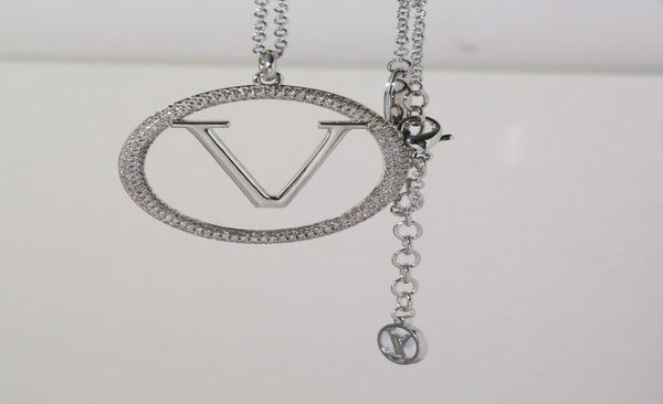 luxury designer 18k rose gold diamond inlay couple jewelry necklace pendant necklaces men women fashion accessories nice5511059, Silver
luxury designer 18k rose gold diamond inlay couple jewelry necklace pendant necklaces men women fashion accessories nice5511059, Silver
