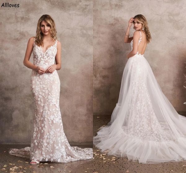 elegant lace mermaid wedding dresses with detahcble train tulle skirt spaghetti straps backless bridal gowns second reception party dress fo, White
elegant lace mermaid wedding dresses with detahcble train tulle skirt spaghetti straps backless bridal gowns second reception party dress fo, White