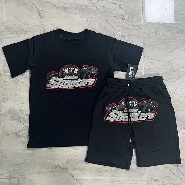 trapstar t-shirt tiger tracksuit letter embroidered short sleeves uk drill london shirts and shorts set central cee same style sportswear, White;black
trapstar t-shirt tiger tracksuit letter embroidered short sleeves uk drill london shirts and shorts set central cee same style sportswear, White;black