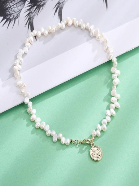 dorado vintage natural pearl choker chain necklaces gold color metal pendants for women bohemian wedding party jewelry gift 2202124983413, Golden;silver
dorado vintage natural pearl choker chain necklaces gold color metal pendants for women bohemian wedding party jewelry gift 2202124983413, Golden;silver