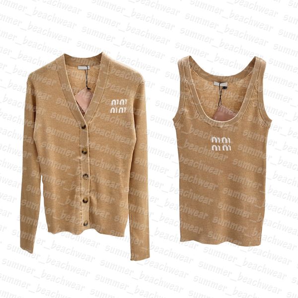women designer knits coat letters jacquard knitted gym yoga woman sport tank top, White
women designer knits coat letters jacquard knitted gym yoga woman sport tank top, White
