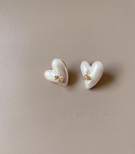 e022 small fashionable temperament heartshaped women039s pearl earrings4321115, Golden
e022 small fashionable temperament heartshaped women039s pearl earrings4321115, Golden