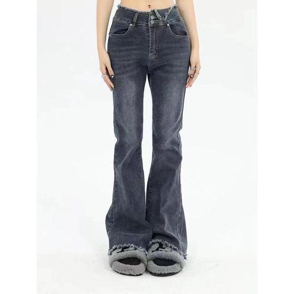 jeans flare jeans women bleached korean style chic slim trendy stretchy hipster retro elegant street full length denim trousers women, Blue
jeans flare jeans women bleached korean style chic slim trendy stretchy hipster retro elegant street full length denim trousers women, Blue