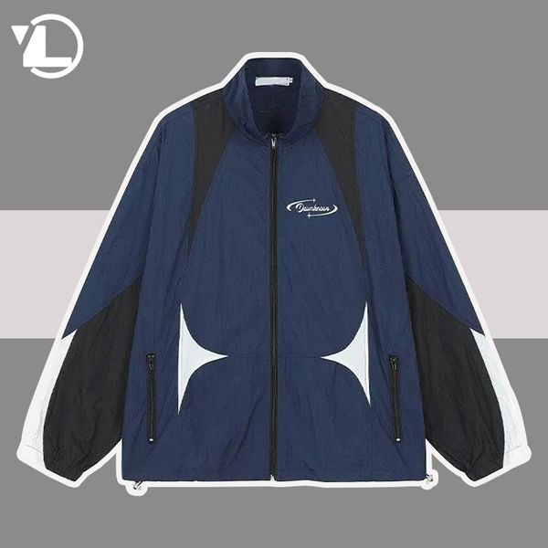 mens jackets sunscreen men loose spring windbreaker patchwork thin casual coat women fashion autumn retro varsity coats 230710, Black;brown
mens jackets sunscreen men loose spring windbreaker patchwork thin casual coat women fashion autumn retro varsity coats 230710, Black;brown