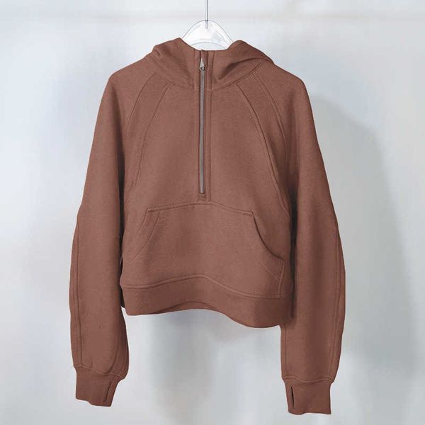 yoga hoodie lululemens womens plus velvet thickening jackets hoodys sports half zipper terry designer sweater loose short clothes 7 uad7, Black;brown
yoga hoodie lululemens womens plus velvet thickening jackets hoodys sports half zipper terry designer sweater loose short clothes 7 uad7, Black;brown