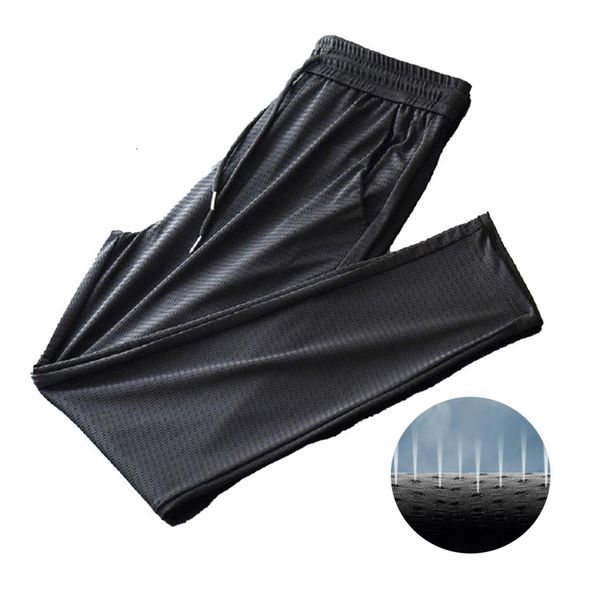 men's pants sports quickdrying ice silk breathable ninepoint summer thin running fitness loose mesh airconditioning trousers 230710, Black
men's pants sports quickdrying ice silk breathable ninepoint summer thin running fitness loose mesh airconditioning trousers 230710, Black