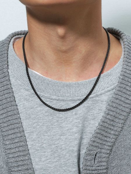 fashionable and popular men titanium steel necklace stainless steel for jewelry gift and for a stylish look, Silver
fashionable and popular men titanium steel necklace stainless steel for jewelry gift and for a stylish look, Silver