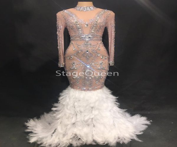 women stage sparkly crystals see through mesh feather dress birthday celebrate s dress fringes costume dance dress ds dj outfit4029419, Black;red
women stage sparkly crystals see through mesh feather dress birthday celebrate s dress fringes costume dance dress ds dj outfit4029419, Black;red