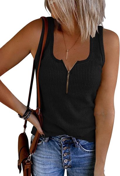womens v neck tank summer ribbed sleeveless henley shirts casual loose button up knit tees, White
womens v neck tank summer ribbed sleeveless henley shirts casual loose button up knit tees, White