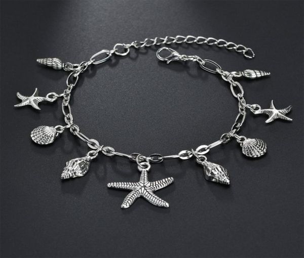 kimter bohemian starfish shell pendant anklets for women fashion silver color conch ankle bracelets summer beach accessories x55fz4563763, Red;blue
kimter bohemian starfish shell pendant anklets for women fashion silver color conch ankle bracelets summer beach accessories x55fz4563763, Red;blue
