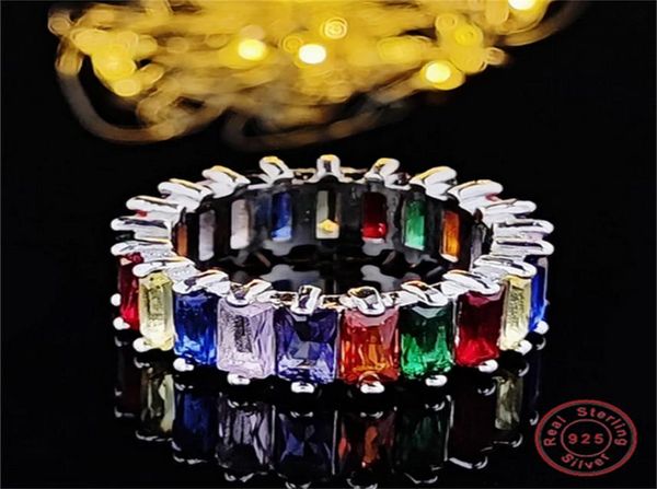 new colorful cubic zircon 925 sterling silver wedding eternity band ring for women fashion jewelry christmas party gift4304003, Slivery;golden
new colorful cubic zircon 925 sterling silver wedding eternity band ring for women fashion jewelry christmas party gift4304003, Slivery;golden