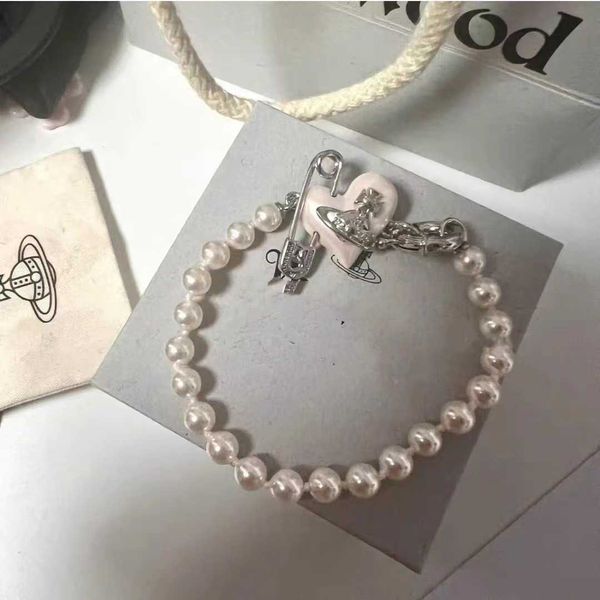 western empress dowager vivian love pins saturn pearl bracelet women's light luxury temperament small design high edition handwear, Golden;silver
western empress dowager vivian love pins saturn pearl bracelet women's light luxury temperament small design high edition handwear, Golden;silver