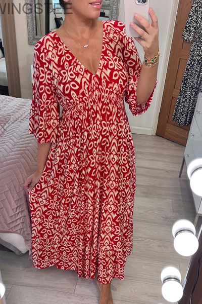 basic casual dresses bohemian print vneck elasticated waist wrap long dress summer vintage mosaic maxi loose frill sleeve chiffon 230710, Black;gray
basic casual dresses bohemian print vneck elasticated waist wrap long dress summer vintage mosaic maxi loose frill sleeve chiffon 230710, Black;gray