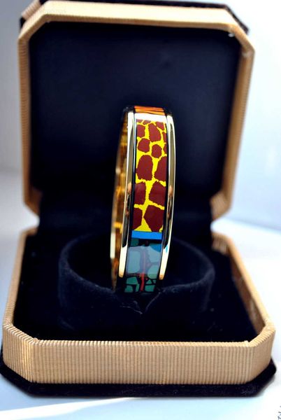 luxury brand designer bracelet her max wild africa series 18k goldplated enamel bangle bracelet for woman bracelets bangles width 15mm fashi, Black
luxury brand designer bracelet her max wild africa series 18k goldplated enamel bangle bracelet for woman bracelets bangles width 15mm fashi, Black