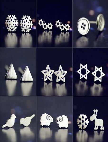 925 pure silver earring needleplated platinum earring snowstarsheeptriangle mix delivery no fade 5961898, Golden
925 pure silver earring needleplated platinum earring snowstarsheeptriangle mix delivery no fade 5961898, Golden