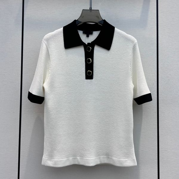 women luxury polo short sleeve iconic lapel neck white fashion new style lady clothes clothes ing
women luxury polo short sleeve iconic lapel neck white fashion new style lady clothes clothes ing